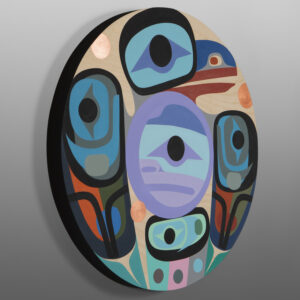 Raven's Moon
Steve Smith - Dla'kwagila
Oweekeno
Acrylic on birch
22" dia. x 1½”
4000