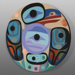 Raven's Moon
Steve Smith - Dla'kwagila
Oweekeno
Acrylic on birch
22" dia. x 1½”
4000