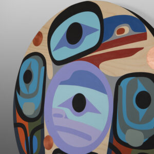 Raven's Moon
Steve Smith - Dla'kwagila
Oweekeno
Acrylic on birch
22" dia. x 1½”
4000