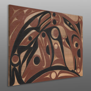 Whale, Salmon, Seals & Sea Bird Panel
Andy Peterson
Coast Salish
Red cedar, paint
31½" x 21¾"
2,400