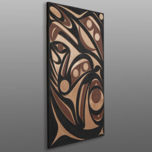 Wolf Panel
Andy Peterson
Coast Salish
Red cedar, paint
30" x 17¾"
1,600