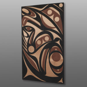 Wolf Panel
Andy Peterson
Coast Salish
Red cedar, paint
30" x 17¾"
1,600