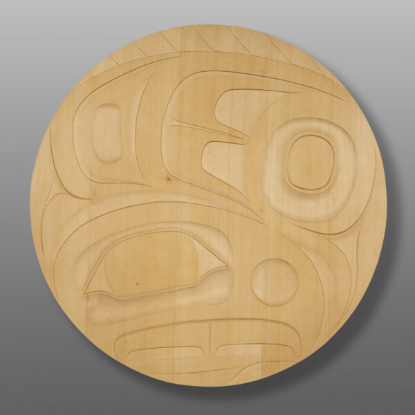 Eagle Panel
Roger Smith
Haida
Yellow cedar
22" dia x 1½”
3,000