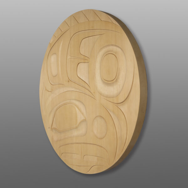 Eagle Panel
Roger Smith
Haida
Yellow cedar
22" dia x 1½”
3,000