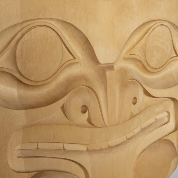 Bear Mother Panel - Taan Nisla
Ernest Swanson
Haida
Yellow cedar
23½” dia. x 1½”
Panel Show 2025