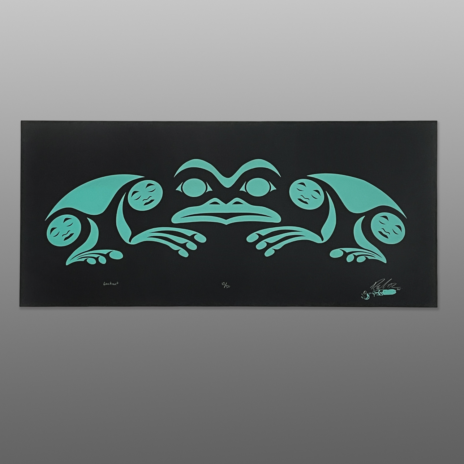 Lookout
Peter Boome
Coast Salish
Serigraph
22½" x 10"
150