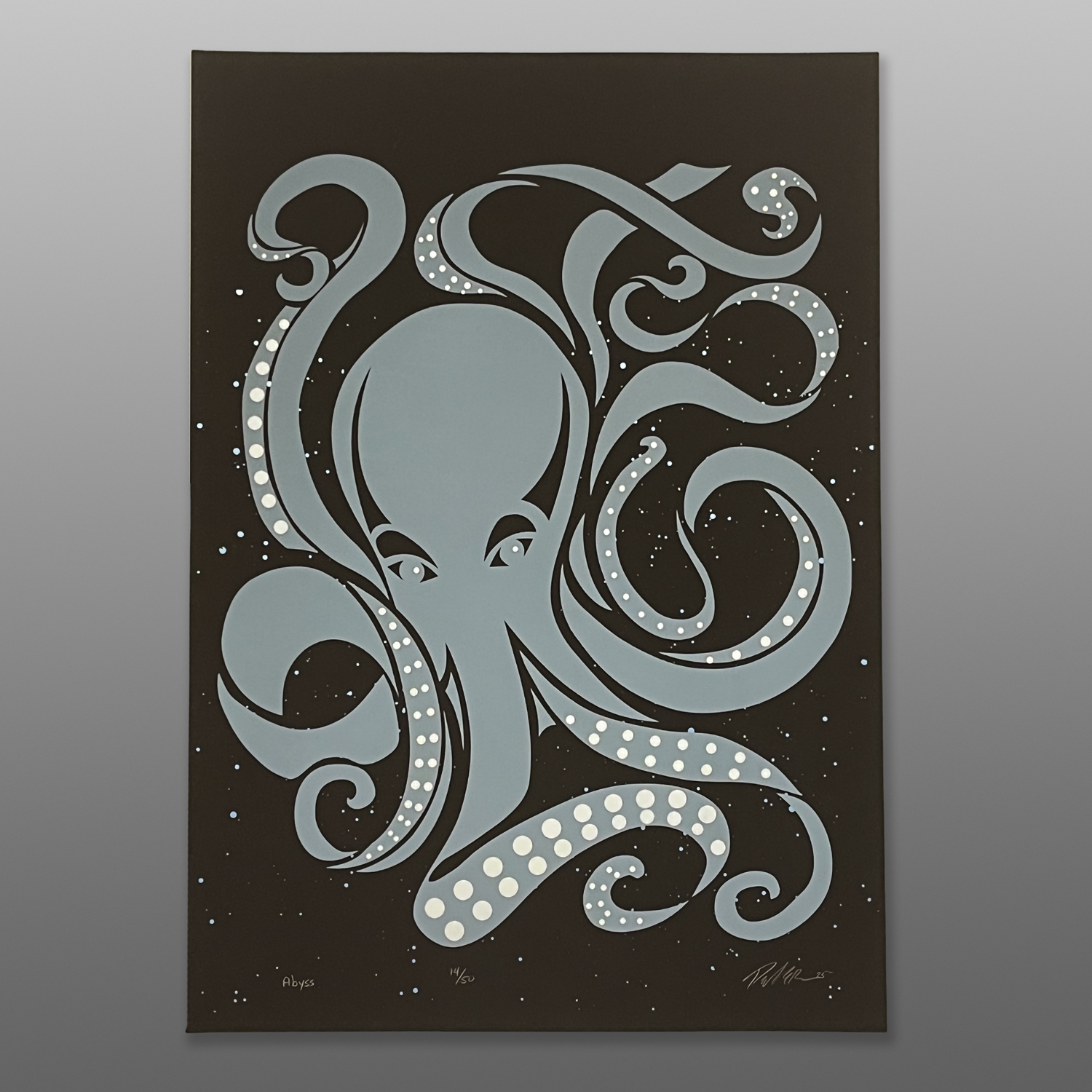 Abyss (Gray)
Peter Boome
Coast Salish
Serigraph
20" x 14"
250