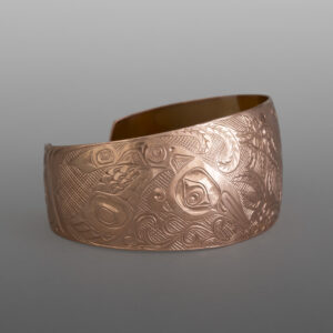 Hummingbird Pair Bracelet
Kelvin Thompson
Salteaux
14 karat rose gold
5¾" x 1⅛"
6,000