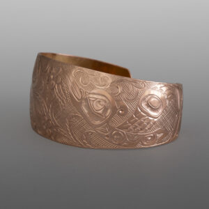 Hummingbird Pair Bracelet
Kelvin Thompson
Salteaux
14 karat rose gold
5¾" x 1⅛"
6,000