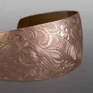 Hummingbird Pair Bracelet
Kelvin Thompson
Salteaux
14 karat rose gold
5¾" x 1⅛"
6,000