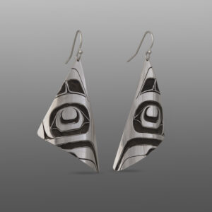 Eagle Earrings
Corey Moraes
Tsimshian
Silver
2" x 1"
1,200