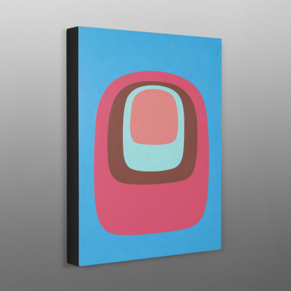 Ova III - Sea
Sheldon Skillie
Kaigani Haida/Oglala LakotaAcrylic on birch panel
14" x 11" x 1½”
900