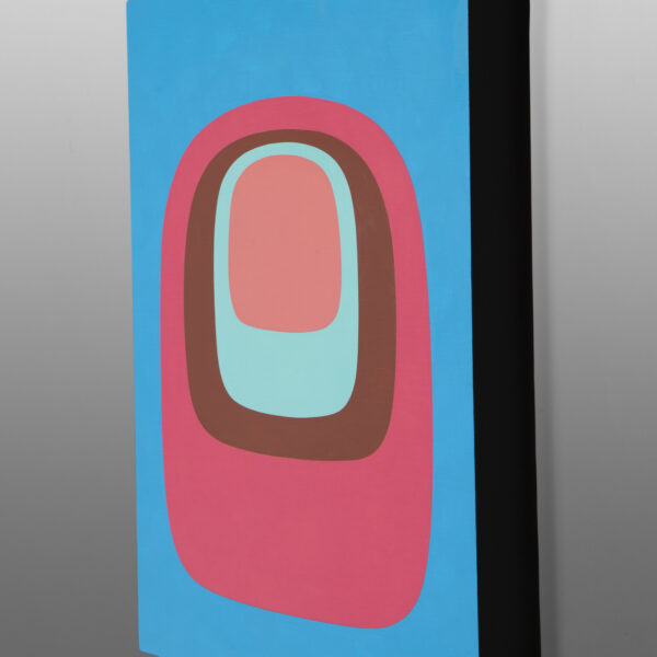 Ova III - Sea
Sheldon Skillie
Kaigani Haida/Oglala LakotaAcrylic on birch panel
14" x 11" x 1½”
900