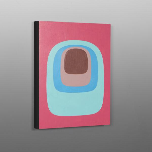 Ova II - Sky
Sheldon Skillie
Kaigani Haida/Oglala LakotaAcrylic on birch panel
14" x 11" x 1½”
900