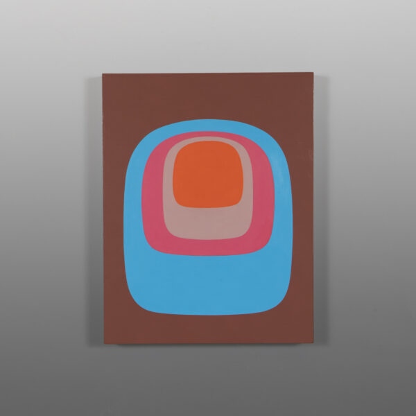 Ova I
Sheldon Skillie
Kaigani Haida/Oglala LakotaAcrylic on birch panel
14" x 11" x 1½”
900