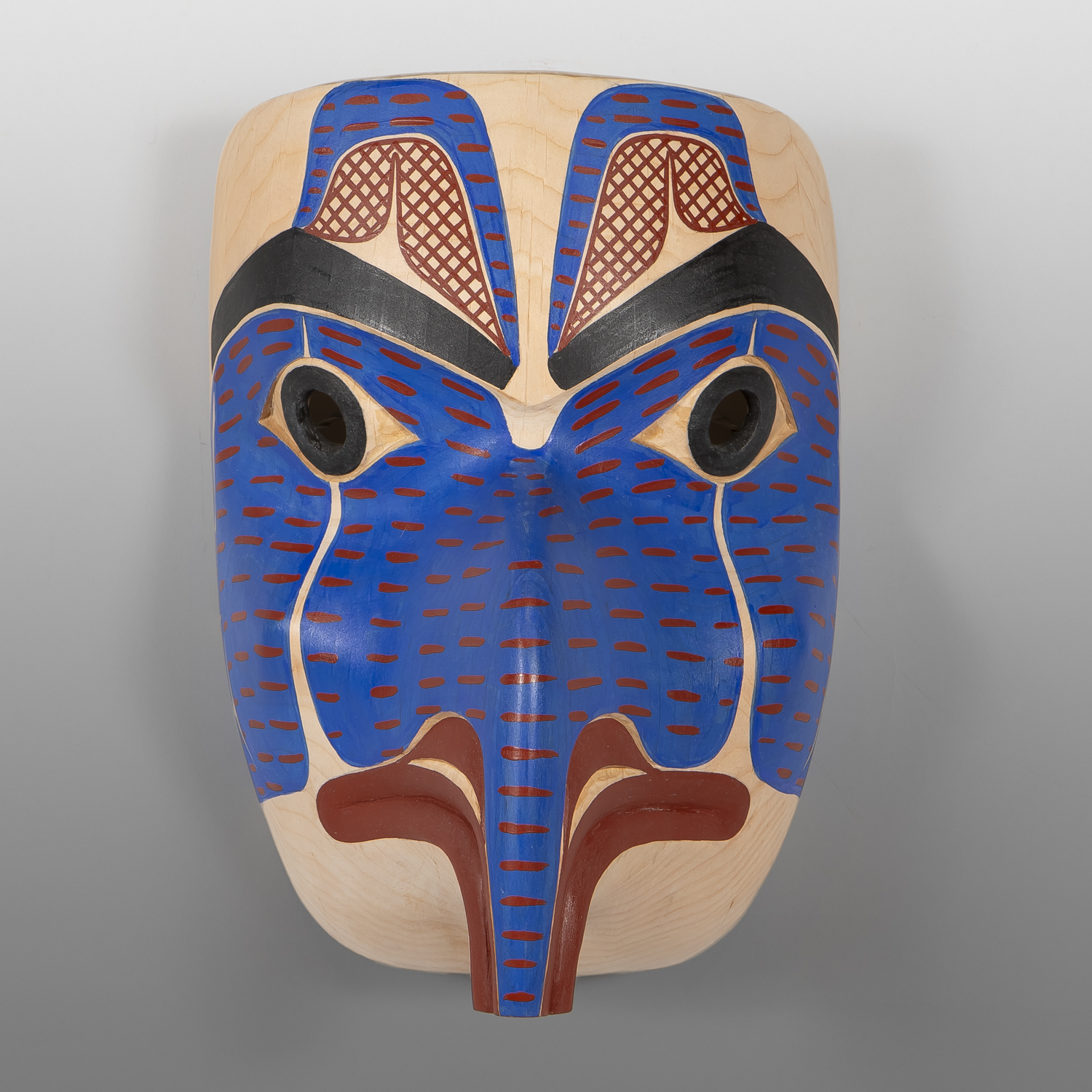 Eagle Mask
David A Boxley
Tsimshian
Alder, paint
10¼" x 7½" x 6¼"
$4,500