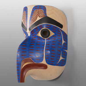 Eagle Mask
David A Boxley
Tsimshian
Alder, paint
10¼" x 7½" x 6¼"
$4,500
