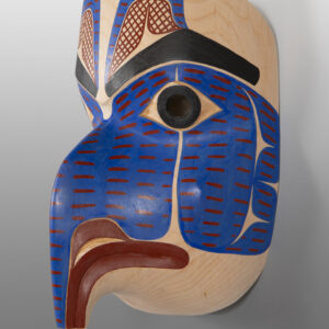 Eagle Mask
David A Boxley
Tsimshian
Alder, paint
10¼" x 7½" x 6¼"
$4,500