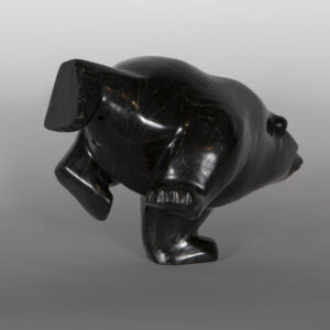 Two Way Bear
Joanie Ragee
Inuit
Serpentine
12" x 8" x 7"
$2400