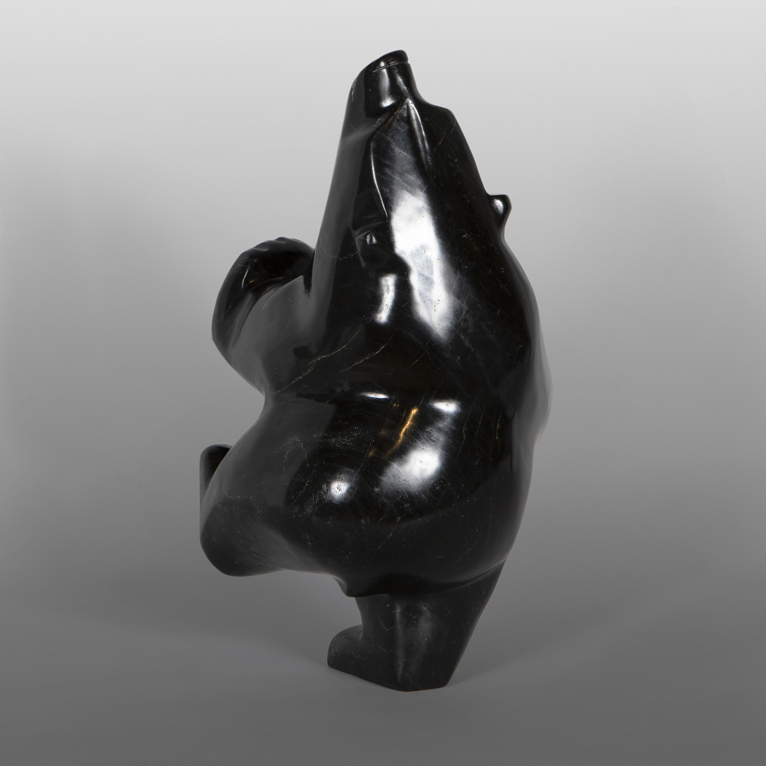 Two Way Bear
Joanie Ragee
Inuit
Serpentine
12" x 8" x 7"
$2400