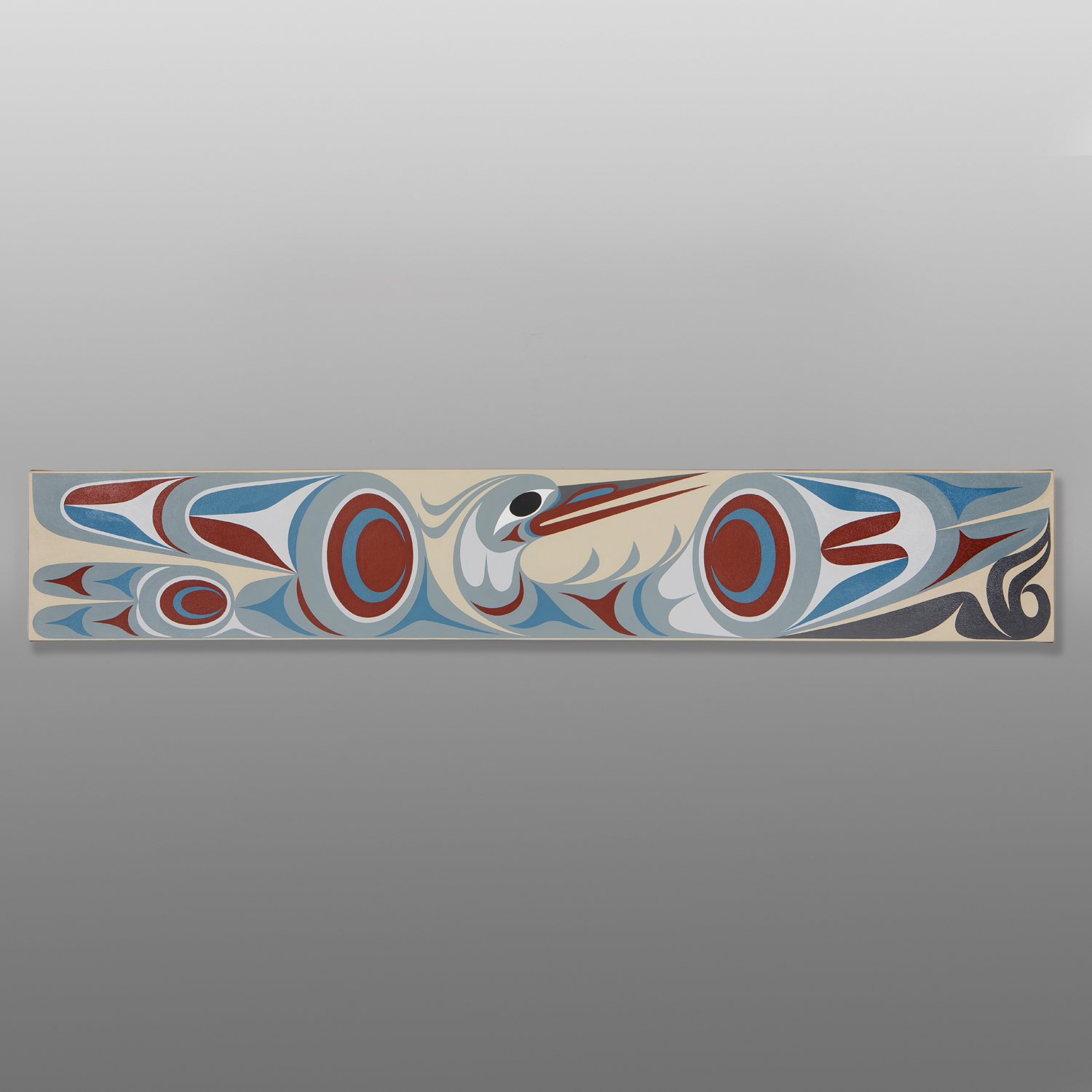 Great Blue Heron
Maynard Johnny Jr
Coast Salish
Acrylic on canvas
60" x 10" x 1½"
$4,875