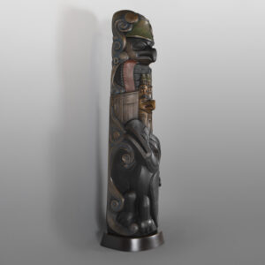 Visions in the Fog
Preston Singletary
Tlingit
Bronze, edition of 18
35½" x 17" x 11"
$14,000