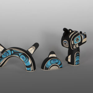 Great Water Serpent
Rod Smith - Thaelkualis
Oweekeno
Basswood, paint
28" x 10" x 4½"
$3400