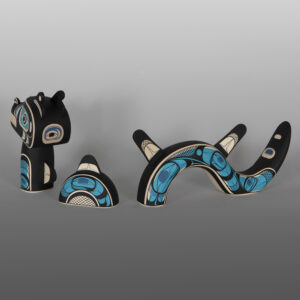 Great Water Serpent
Rod Smith - Thaelkualis
Oweekeno
Basswood, paint
28" x 10" x 4½"
$3400