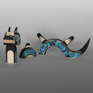 Great Water Serpent
Rod Smith - Thaelkualis
Oweekeno
Basswood, paint
28" x 10" x 4½"
$3400