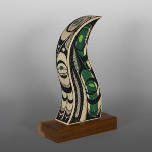 We All Are One
Rod Smith - Thaelkualis
Oweekeno
Basswood, red cedar, paint
15" x 9¾" x 4½"
$2200