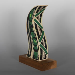 We All Are One
Rod Smith - Thaelkualis
Oweekeno
Basswood, red cedar, paint
15" x 9¾" x 4½"
$2200