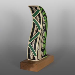 We All Are One
Rod Smith - Thaelkualis
Oweekeno
Basswood, red cedar, paint
15" x 9¾" x 4½"
$2200