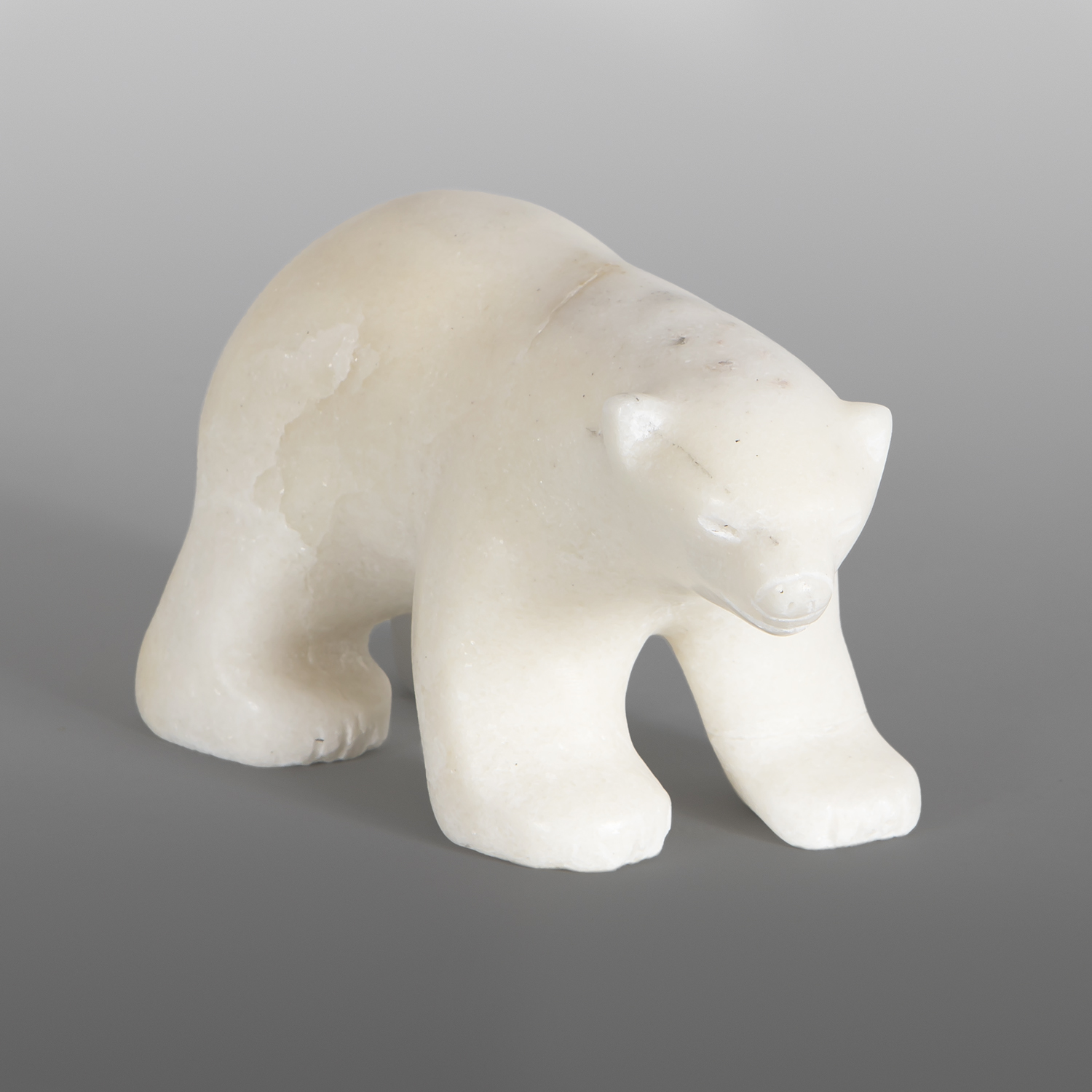 Steadfast Bear
Matthew Flaherty
Inuit
Marble
5¾" x 3¼" x 3"
700