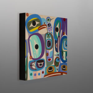 Heart and Soul
Steve Smith - Dla'kwagila
Oweekeno
Acrylic on birch panel
12" x 12" x 1⅝"
$