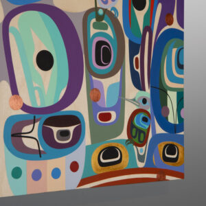 Heart and Soul
Steve Smith - Dla'kwagila
Oweekeno
Acrylic on birch panel
12" x 12" x 1⅝"
$