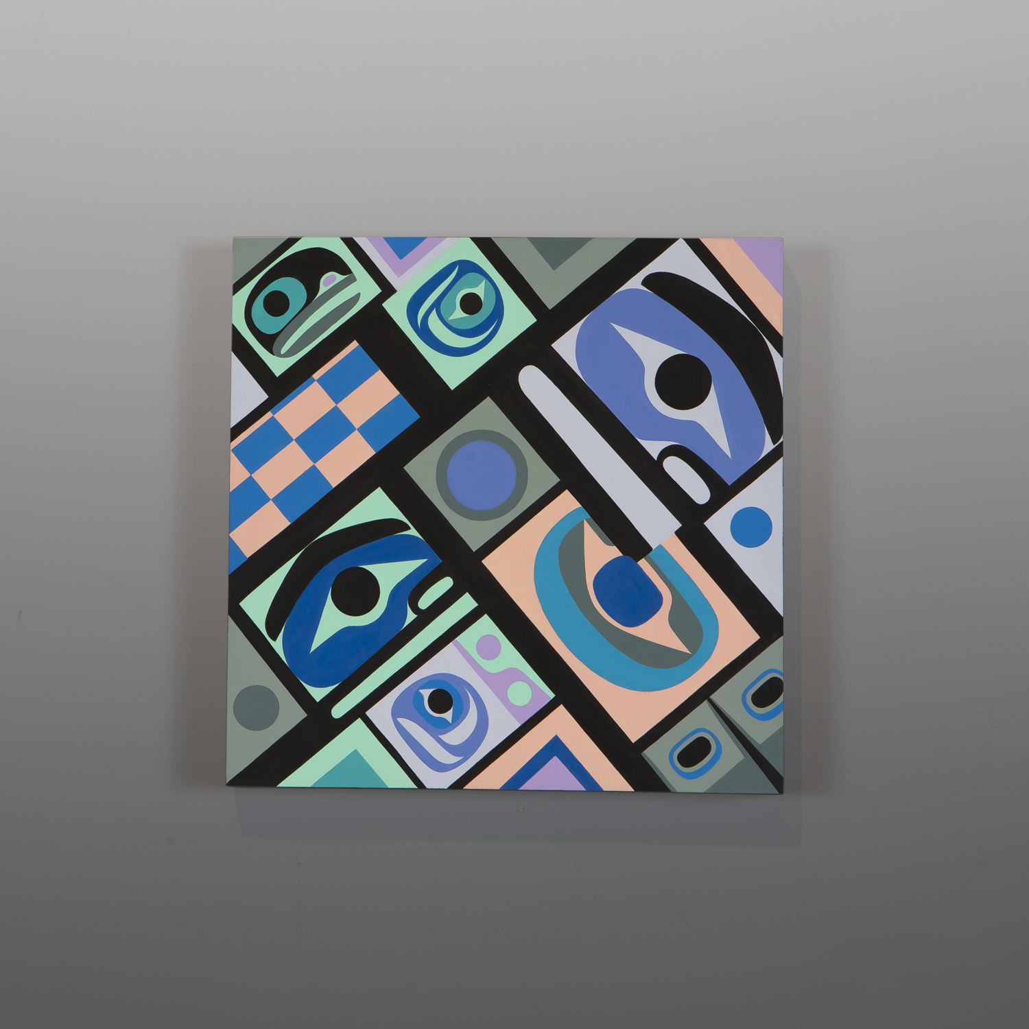 Spirit
Steve Smith - Dla'kwagila
Oweekeno
Acrylic on birch panel
10" x 10" x 1⅝"
$