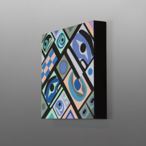 Spirit
Steve Smith - Dla'kwagila
Oweekeno
Acrylic on birch panel
10" x 10" x 1⅝"
$