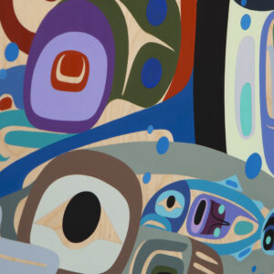 Life Under the Sea
Steve Smith - Dla'kwagila
Oweekeno
Acrylic on birch panel
24" x 12" x 1⅝"
9,000