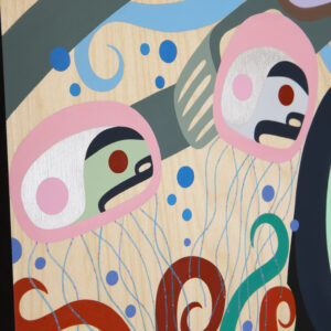 Life Under the Sea
Steve Smith - Dla'kwagila
Oweekeno
Acrylic on birch panel
24" x 12" x 1⅝"
9,000