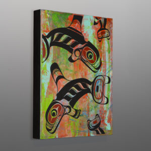 All My Relations
Rod Smith
Oweekeno
Acrylic on birch panel
16" x 12"
$1250