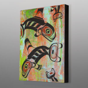 All My Relations
Rod Smith
Oweekeno
Acrylic on birch panel
16" x 12"
$1250