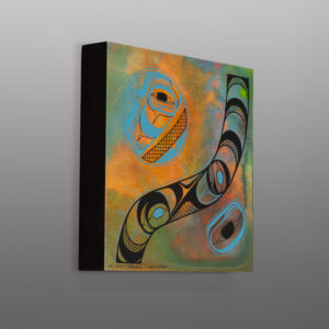 Inside A Rainbow
Rod Smith
Oweekeno
Acrylic on birch panel
10" x 10"
$850