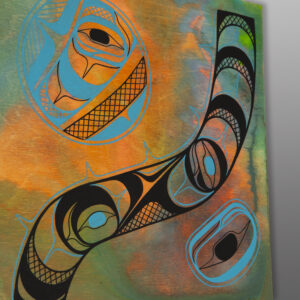 Inside A Rainbow
Rod Smith
Oweekeno
Acrylic on birch panel
10" x 10"
$850