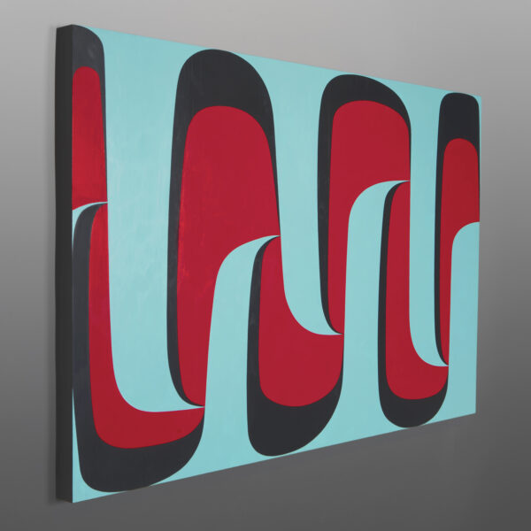 The Balance Point
Sheldon Skillie
Kaigani Haida/Oglala LakotaAcrylic on birch panel
36" x 24" x 1½”
4,200