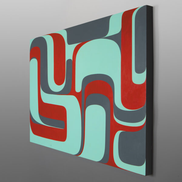 Journey
Sheldon Skillie
Kaigani Haida/Oglala LakotaAcrylic on birch panel
36" x 24" x 1½”
4,200