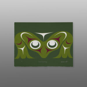 Sacred Ceremony
Margaret August
Coast Salish
Acrylic on paper, version 1 of 5
15"x 11"
425
