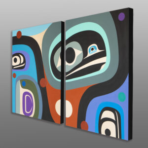 Joy
Steve Smith - Dla'kwagila
Oweekeno
Acrylic on birch panel
44" x 30" x 1⅝"
8,400