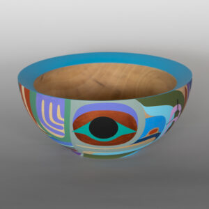 One Bowl
Steve Smith - Dla'kwagila
Oweekeno
Acrylic on turned maple
7¼” dia. x 3¼”
4,500