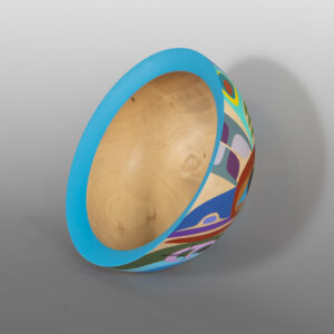 One Bowl
Steve Smith - Dla'kwagila
Oweekeno
Acrylic on turned maple
7¼” dia. x 3¼”
4,500