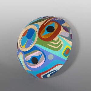 One Bowl
Steve Smith - Dla'kwagila
Oweekeno
Acrylic on turned maple
7¼” dia. x 3¼”
4,500
